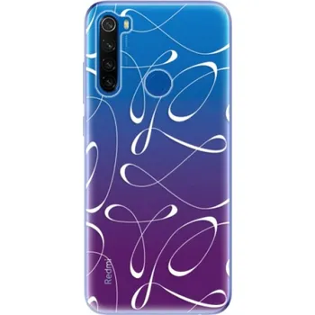Pouzdro na mobilní telefon Odolné silikonové pouzdro iSaprio - Fancy - white - Xiaomi Redmi Note 8T
