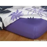 Jersey prostěradlo 180x200 (purpurové)