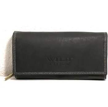Černá dámská kožená peněženka Wild Tiger XL
