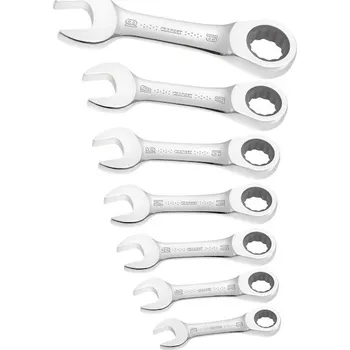 Klíč Tona Expert E111104 7dílná sada krátkých ráčnových očkoplochých klíčů