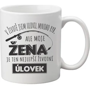 Sada nádobí Hrnek - Žena - nejlepší životní úlovek