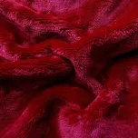 Apex Mikroplyšové vínové prostěradlo Perfect 180×200 +25 cm Barva: Vínová, rozměr: 180x200cm