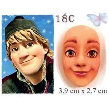 Forma na pečení Silikonová forma obličej Ledové Království Kristoff Galias Moulds