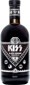Rum KISS Black Diamond Premuim Dark 40 % 0,5 l