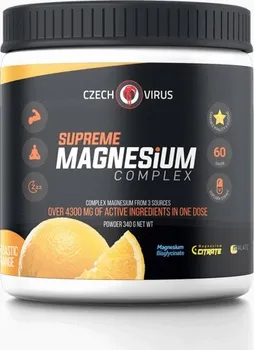 Czech Virus Supreme Magnesium Complex pomeranč 340 g