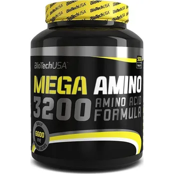 Aminokyselina Biotech USA Mega Amino 3200 - 500 tbl.