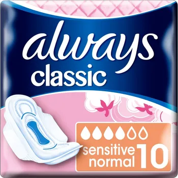 Hygienické vložky Always Classic Normal Sensitive 10 ks