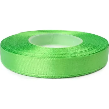 Stuha Saténová stuha hrášková zelená 12mm (Saténová stuha hrášková zelená 12mm)