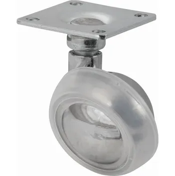 Pojezdové kolečko Walteco Nábytkové kolečko pro měkké podlahy, průměr 40 mm, s plotýnkou