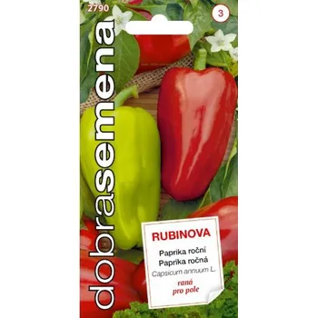 Semeno Dobrá semena Paprika Rubinova roční 0,5 g