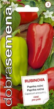 Semeno Dobrá semena Paprika Rubinova roční 0,5 g