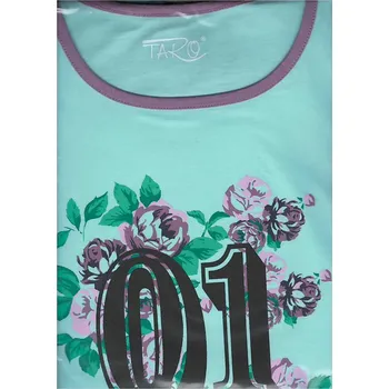 Dámské pyžamo Taro, dámské pyžamo711-Emo, tyrkysová, vel. XL