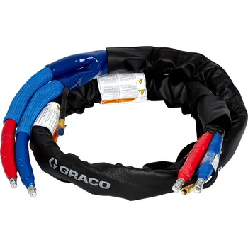 Zahradní hadice Koncová vyhřívaná hadice GRACO REACTOR 1/4" - 6m s potahem Xtreme Max. tlak: 240 bar vysokotlaká