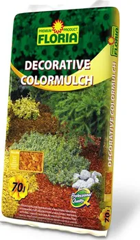 Substrát Floria ColorMulch dekorační mulč žlutá 70 l