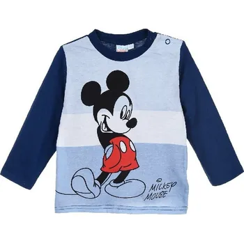 Mickey Mouse modré chlapecké tričko s dlouhým rukávem 0C2102N1000067 Velikost: 81