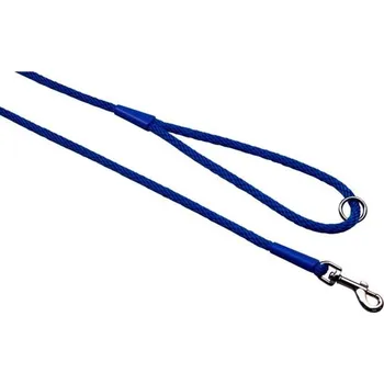 Vodítko pro psa Vodítko textil lano SPIRÁLA modrá 0,6x150 B&F