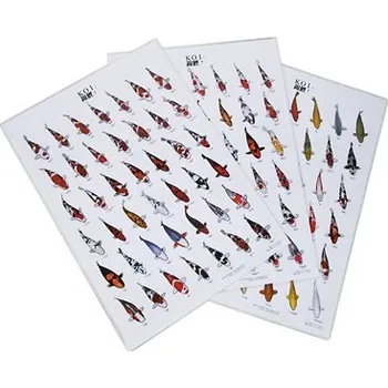 Plakáty KOI set 3 ks / 21 x 29 cm (A4)