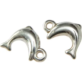 Nailee Piercing/přívěšek do nehtu stříbrný delfín 1ks výprodej