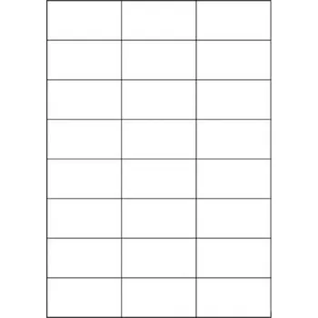 Samolepící etiketa Etikety PRINT 70x37 mm bílé (100xA4)