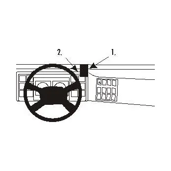 Brodit ProClip montážní konzole na palubní desku pro Volvo FL6 00-06, 852859