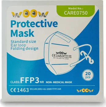 respirátor WOOW Protecting Mask 20 ks