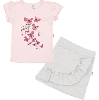 Kojenecká souprava Kojenecké tričko se sukýnkou New Baby Butterflies, vel. 68 (4-6m)