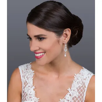 Náušnice StudioAgnesdámské náušnice EG 1212 štrasové s perličkou