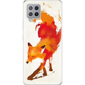 Pouzdro na mobilní telefon Odolné silikonové pouzdro iSaprio - Fast Fox - Samsung Galaxy A42