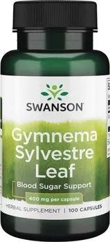 Přírodní produkt Swanson Gymnema Sylvestre Leaf 400 mg 100 cps.