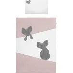 6-dílné ložní povlečení Belisima Mouse 90/120 růžové