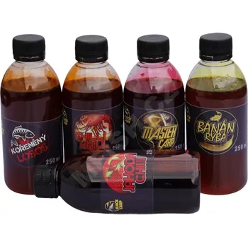 Nástraha BLACK CARP Booster Kořeněný losos 250ml (BLACK CARP Booster Kořeněný losos 250ml)