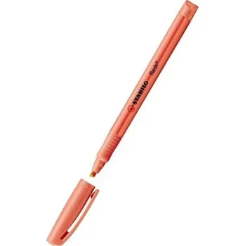 Zvýrazňovač STABILO Flash, červená, 1-3,5 mm