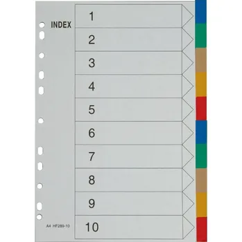 Rozdružovač PVC A4 1-10, barev