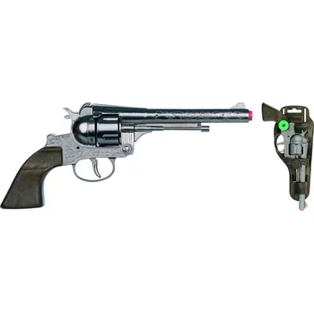 Alltoys Revolver kovbojský stříbrný