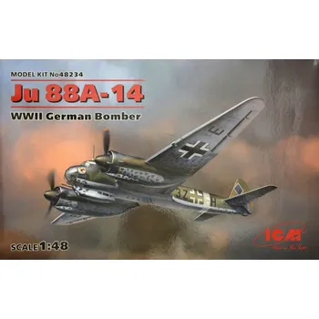 Modelářství 1:48 Junkers Ju 88A-14 German WWII Bomber