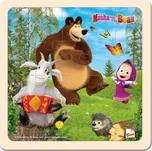 BINO Máša a medvěd kozlíkem 20 dílků