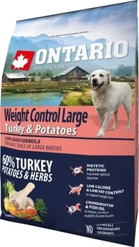 Krmivo pro psa Ontario Weight Control Large Adult turkey/potatoes