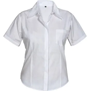 Dámská košile ROLY Košile SOFIA dámská s krátkým rukávem E5061-01-XL XL Bílá