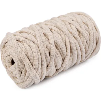 Šňůra / příze s duší Ø9 mm, barva 7 (036) režná světlá