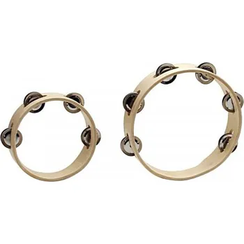 Perkuse GOLDON - dřevěná tamburína bez blány - 25cm (35210)