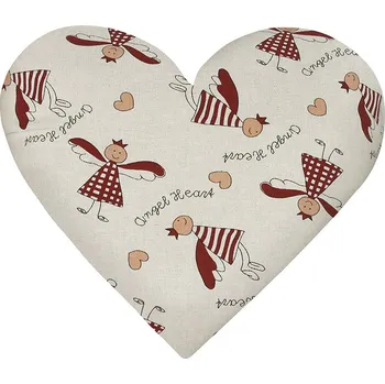 Dekorativní polštářek Bellatex Polštář srdce 42 x 48 cm