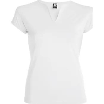 ROLY Tričko Belice, dámské, krátký rukáv E6532-01-XXXL 3XL Bílá