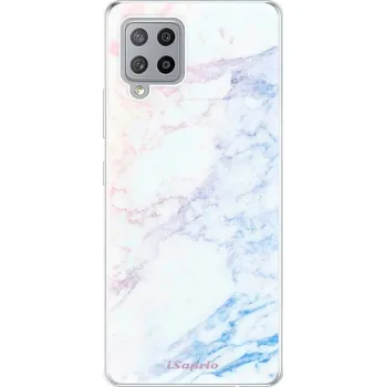 Pouzdro na mobilní telefon Odolné silikonové pouzdro iSaprio - Raibow Marble 10 - Samsung Galaxy A42