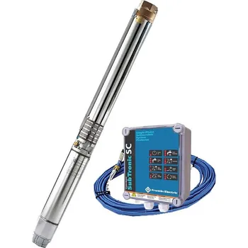 Domácí vodárna Calpeda 4 SDFM 22/14 0,75kW 230V ponorné čerpadlo s motorem Franklin a spínací skříní SubTronicSC, kabel 30m