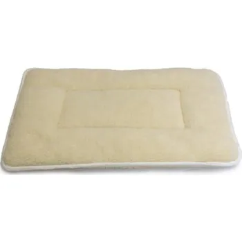 Pelíšek pro psa Jako v Peřince Vlněný pelíšek Merino přírodní 50x50