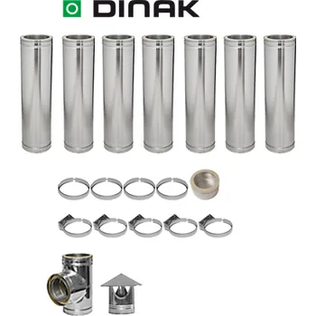 Komín DINAK Komínový systém DINAK DW 200 mm 3 m
