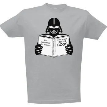 Tričko s potiskem How to be a better BOSS pánské