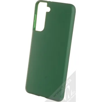 Pouzdro na mobilní telefon 1Mcz Matt TPU ochranný kryt pro Samsung Galaxy S21 tmavě zelená (forest green)