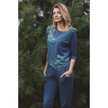 Dámské noční prádlo Pyžamo Key LHS 080 Velikost: S, Vzor: 080