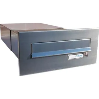 Poštovní schránka DOLS Poštovní schránka B-042 do sloupku + čelní deska se zvonkem ČD-2 NEREZ